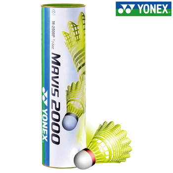 YONEX LOTKI BADMINTONOWE MAVIS 2000SY slow żółte WOLNE 6szt