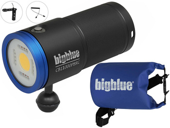 BIG BLUE LATARKA LAMPA foto / wideo CB 11000PB RC PREMIUM PACK 120° + PILOT