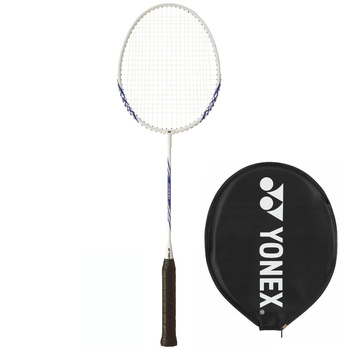 YONEX RAKIETA BADMINTONOWA B 4000 WHITE + POKROWIEC biała