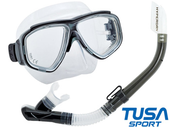 TUSA ZESTAW NURKOWY SPLENDIVE maska fajka snorkeling UC7519 SK czarny