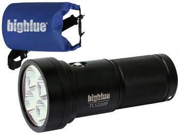 BIG BLUE LATARKA nurkowa TL5200P 10° 4xLED 20h HIT