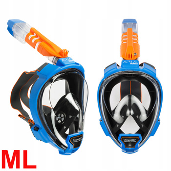 OCEAN REEF MASKA PEŁNOTWARZOWA ARIA QR+ GoPro niebieska ML