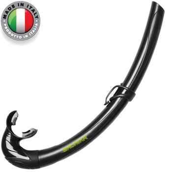 SALVIMAR FAJKA TIME rurka do nurkowania łowiectwo freediving CZARNA