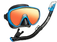 TUSA ZESTAW SERENE PRO maska MIRROR fajka SUCHA FB