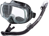 TUSA ZESTAW maska+fajka IMPREX 3D DRY UC-3325 BK
