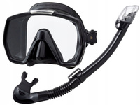 TUSA ZESTAW maska FREEDOM HD fajka DRY snorkeling