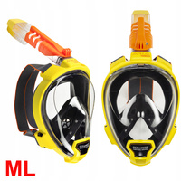 OCEAN REEF MASKA PEŁNOTWARZOWA ARIA QR+ LTD żółta ML