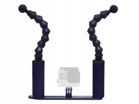 BIG'BLUE ZESTAW RAMION FLEXI DOUBLE ARM GOPRO TRAY