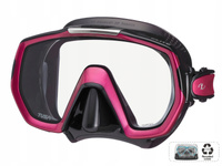 TUSA Maska Nurkowa FREEDOM ELITE M1003 QBRP różowo-czarna