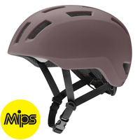 SMITH TRANSIT MIPS Kask Rowerowy Miejski BMX Ciemno Różowy (Matte Rosewood2UL) 