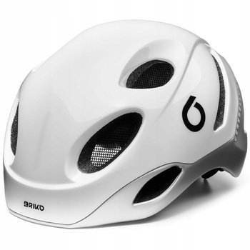 KASK rower rolki hulajnoga BRIKO z LED USB L 58-63