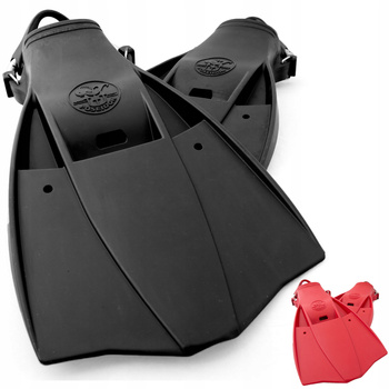 PŁETWY GUMOWE SPRĘŻYNOWE POSEIDON TRIDENT BLK XXL