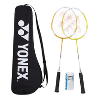 YONEX ZESTAW DO BADMINTONA RAKIETA GR-505 x2 + LOTKI x2 + ETUI