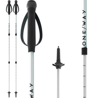 ONE WAY KIJE TREKKINGOWE MT AL 3 LITE teleskopowe ALUMINIUM Twist Lock 90-125