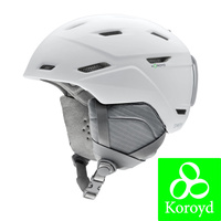 SMITH KASK DAMSKI na narty snowboard MIRAGE matt white biały mat